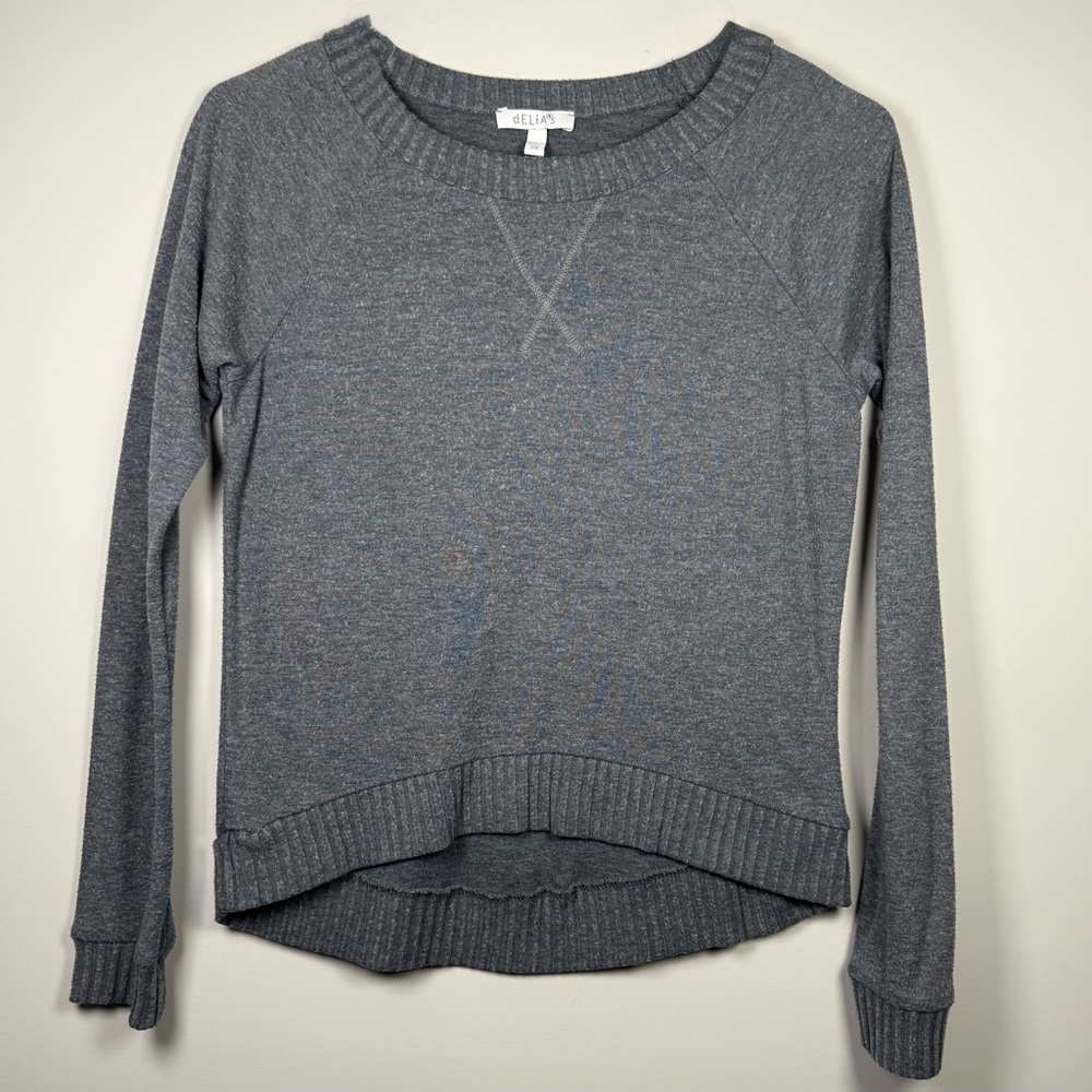 dELiA*s Charcoal Grey Pullover Sweater